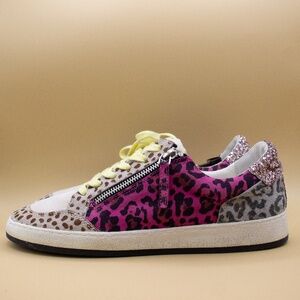 Dolce Vita Zina Multi color Leopard Print Shoes Women's Size 10